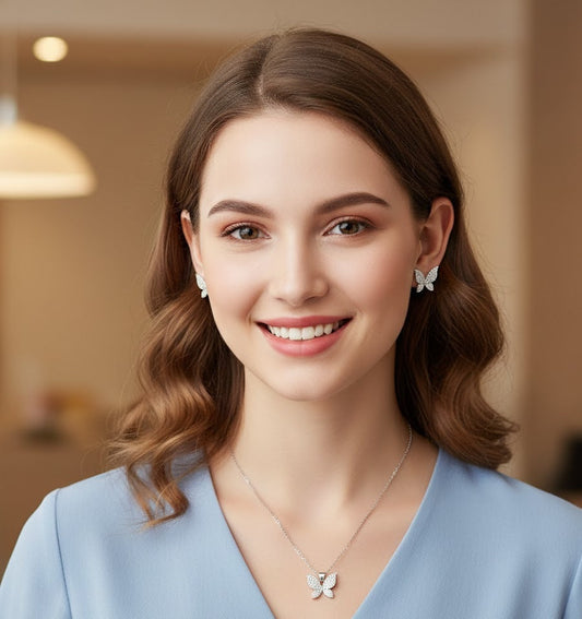 A# Pave Butterfly Set